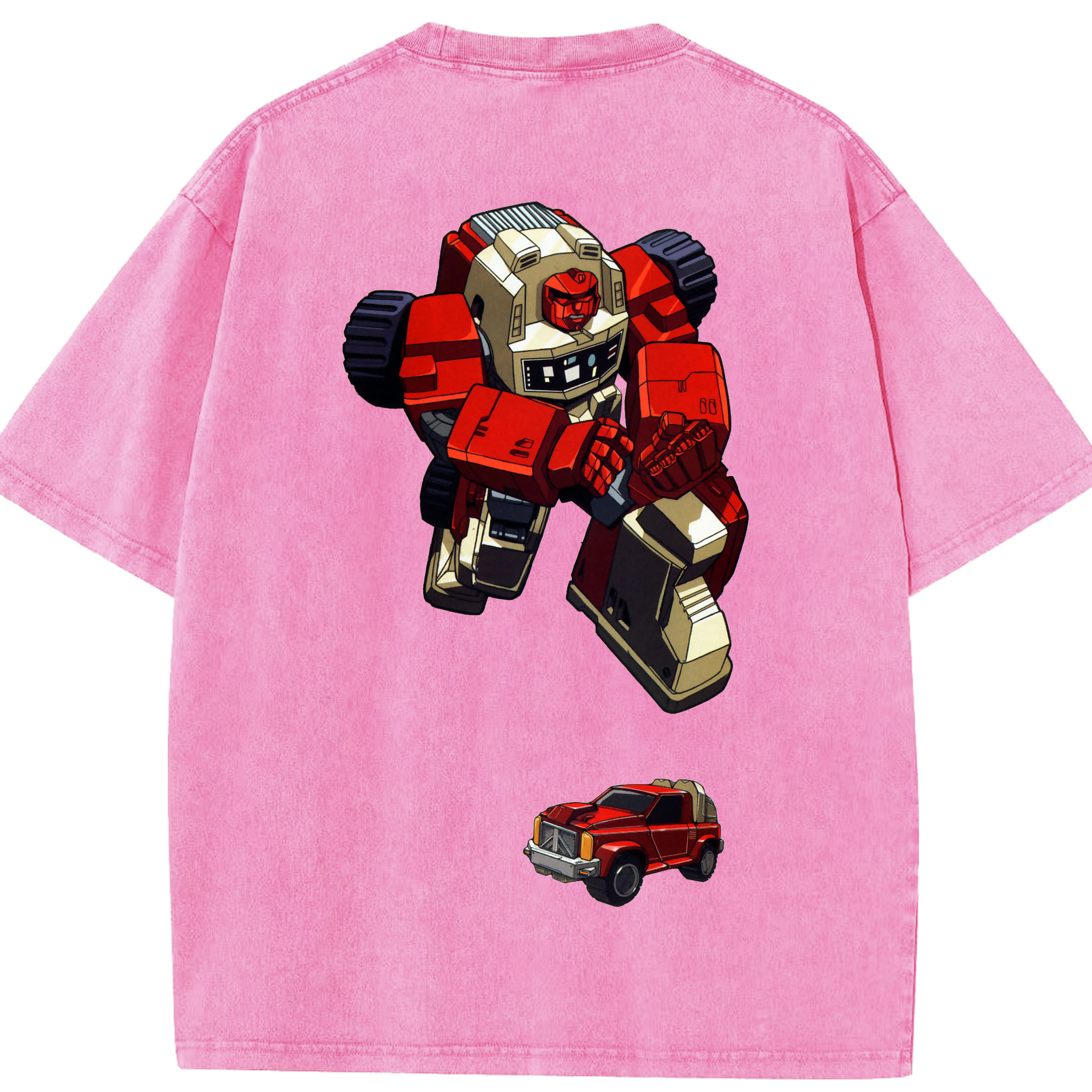 （画像用）  綿100% ヴィンテージ風 半袖Tシャツ（背面プリント）